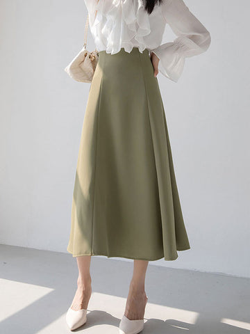 Woochic Jupe Longue Queue De Poisson Pour Femme Vert S